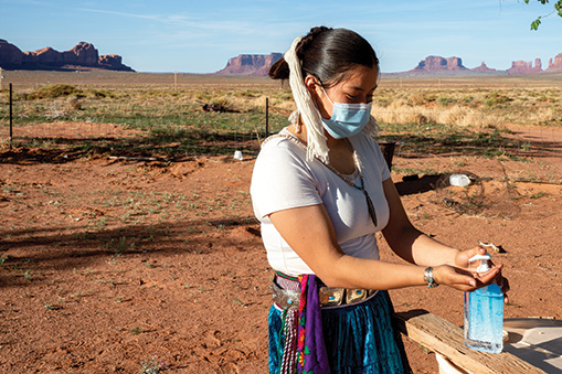 Dr. Jill Moses, MD’91, and Annie Moon, MSN’03, lead the fight against COVID-19 in the Navajo Nation