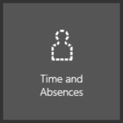 Oracle time and absences icon