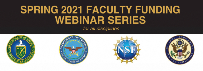 Spring 2021 Faculty Funding Webinar Series