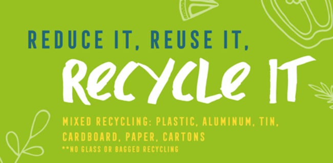 Reduce it, Reuse it, Recycle it