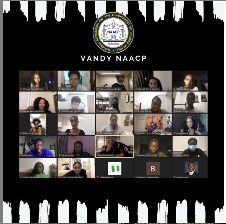 NAACP ZOOM meeting Vanderbilt University