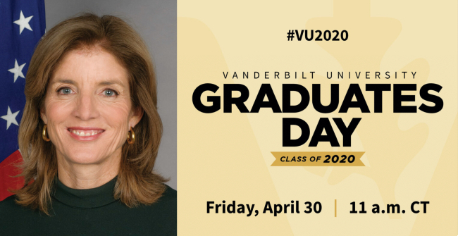 Vanderbilt University Graduates Day Caroline Kennedy