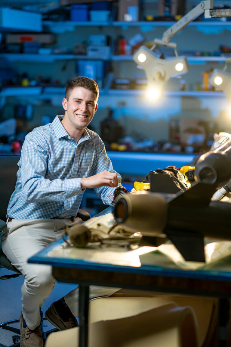 Class of 2021 From rockets to fighter jets, mechanical engineering major builds on big