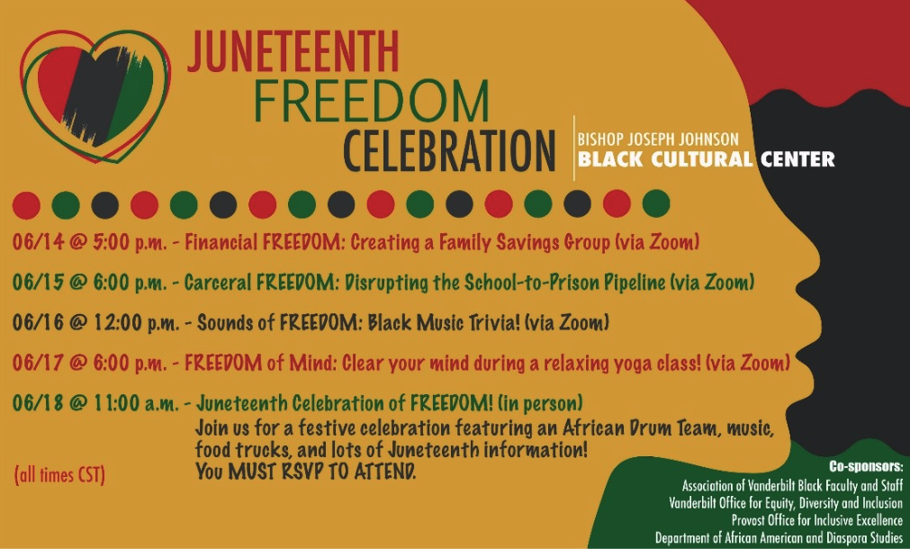 Juneteenth Freedom Celebration graphic