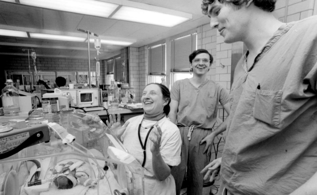 Dr. Mildred Stahlman revolutionized the care of high-risk newborns by creating the world’s first modern neonatal intensive care unit. (Vanderbilt University)