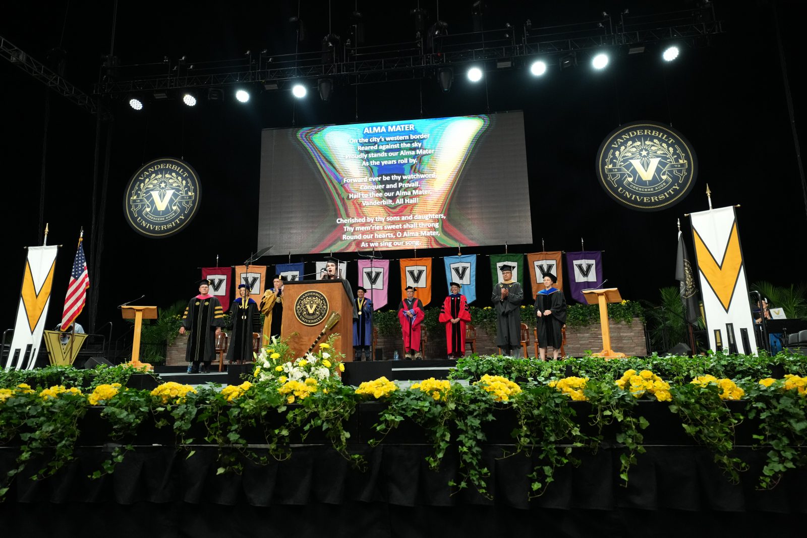 Vanderbilt University's 2023 Commencement exercises were held at Bridgestone Arena on May 12. (Vanderbilt University)