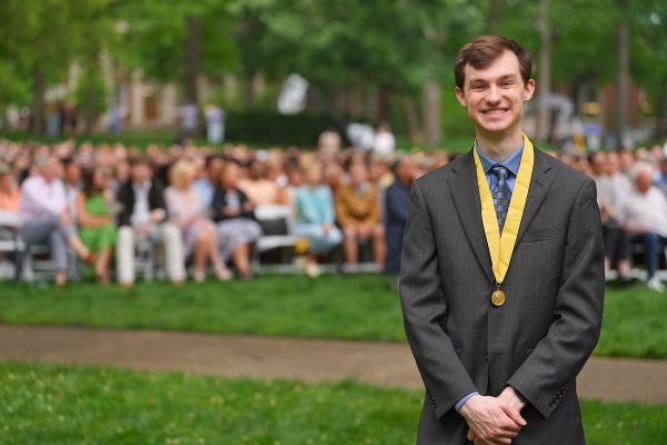 Jack Edward Allen, Founder's Medalist for the Blair School of Music (Harrison McClary/Vanderbilt)