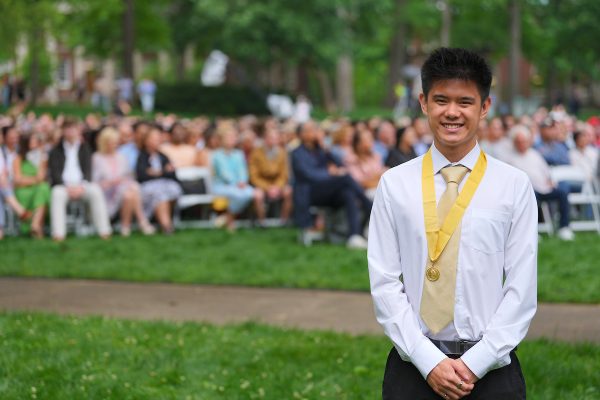 Patrick Kanan Darmawi-Iskandar, Founder's Medalist for the School of Engineering (Harrison McClary/Vanderbilt)