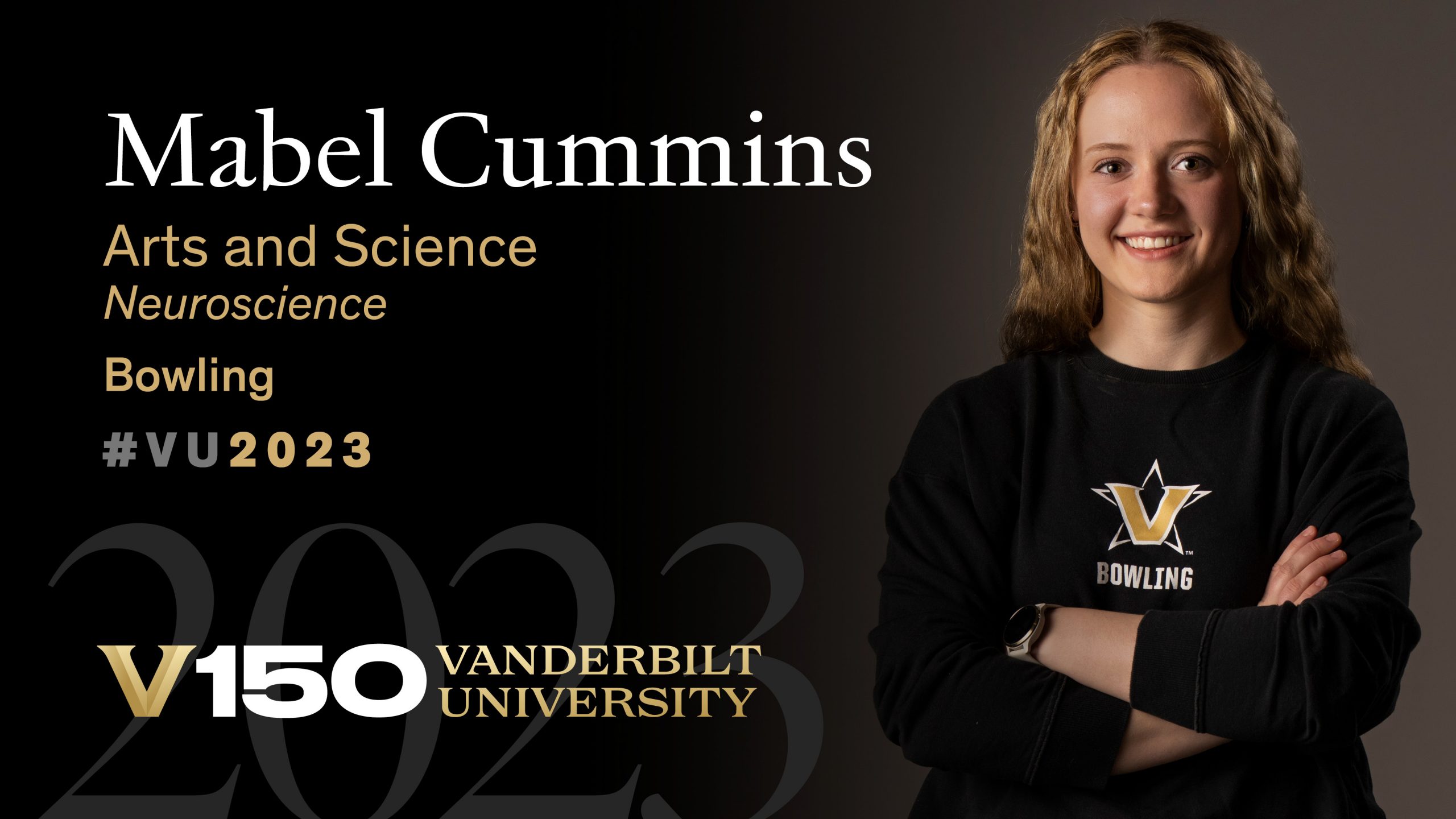 Class of 2023 Bowler Mabel Cummins turns childhood dreams into championship excellence and opportunities Vanderbilt University photo