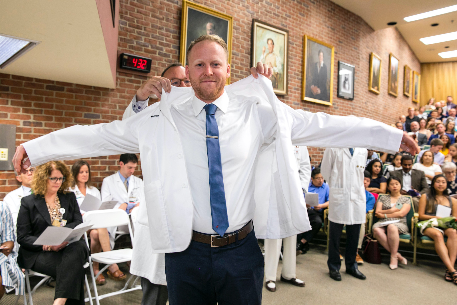 White Coat Ceremony at Vanderbilt University School of Medicine.