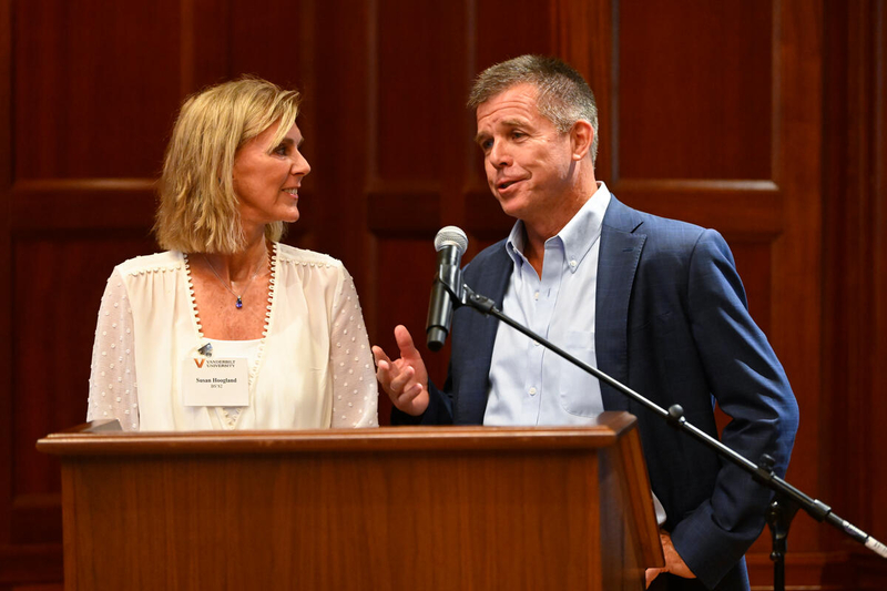 Susan and Keith Hoogland, 1982 graduates of the College of Arts and Science, made a $5 million commitment on behalf of their family to support Vanderbilt's undergraduate business minor. (John Amis)