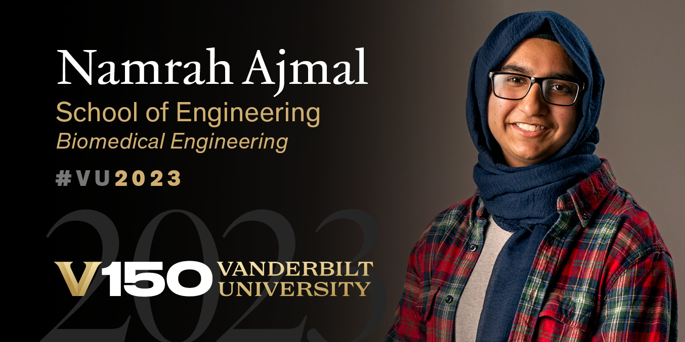 Class of 2023: Namrah Ajmal finds community in her identity, joy in giving to others