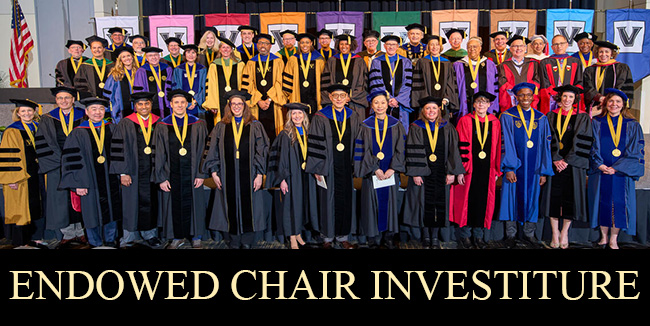 41 faculty honored at endowed chair investiture ceremony
