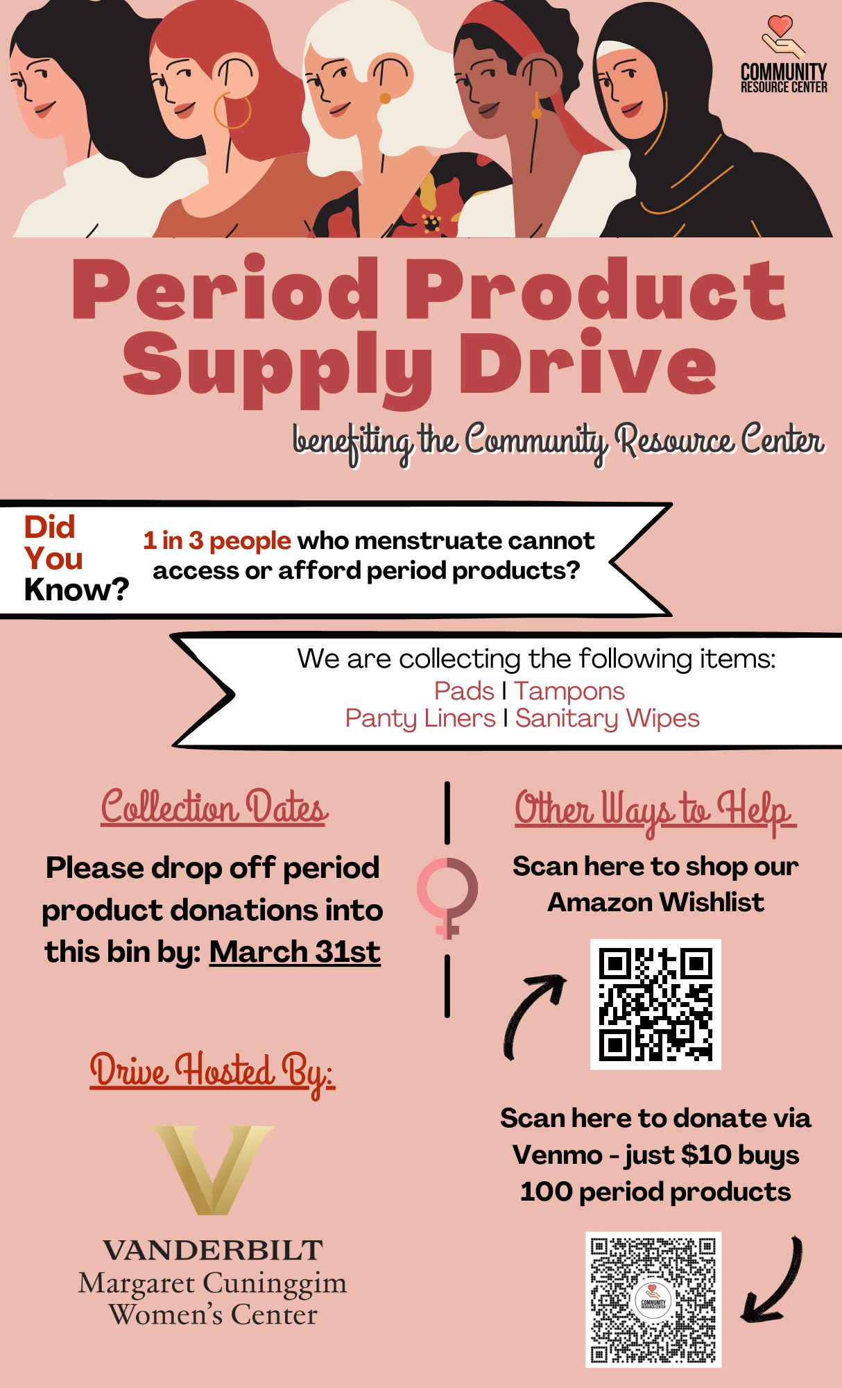 The Period Drive. Donate a Sanitary Pad.