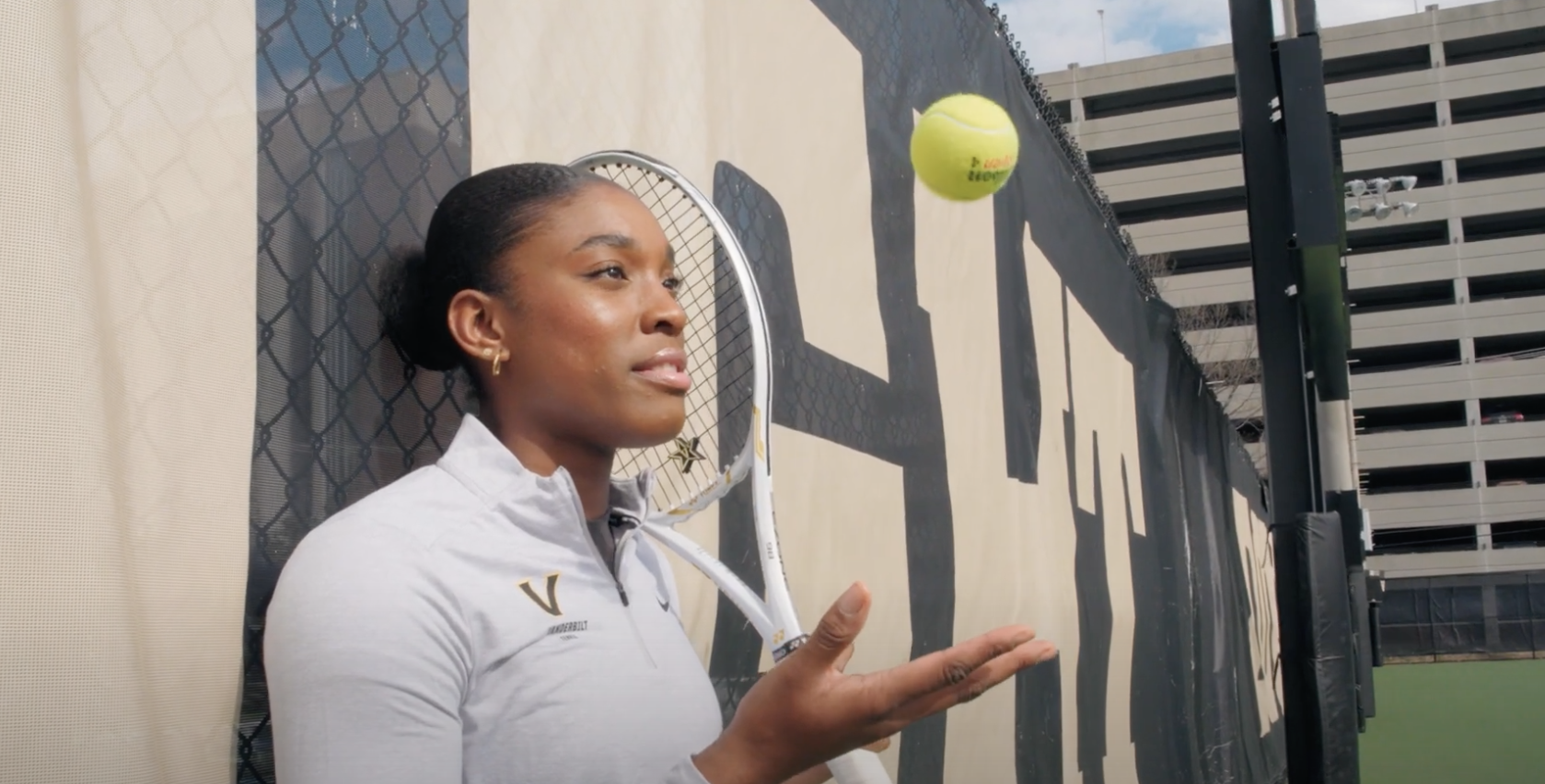 Student-athlete and women's tennis player Célia-Belle Mohr (Vanderbilt University)