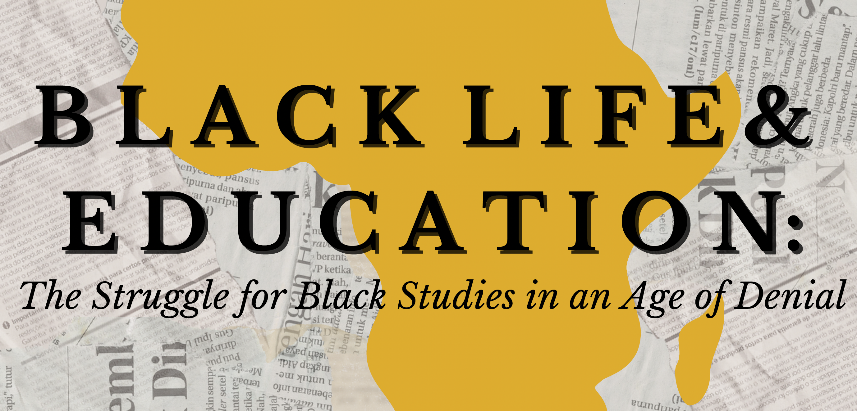 Black Life and Education