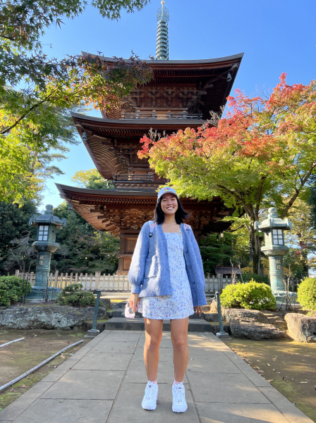 Junior Dina Cui studied abroad in Japan in fall 2022. (submitted photo