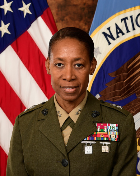photograph of Maj. Gen. Lorna Mahlock in uniform