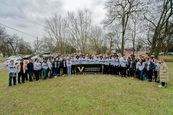 Vanderbilt students participate in the 2023 Nashville MLK Day March and Convocation on Jan. 16.