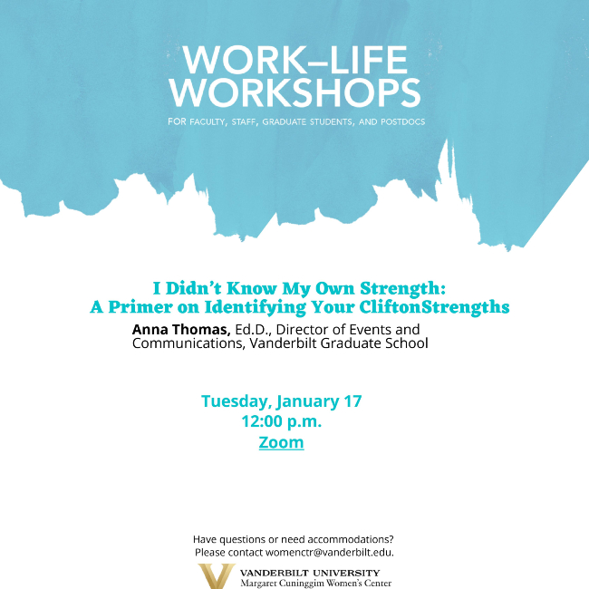 Work-Life Workshop January 2023