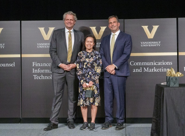 L-r: Daniel Diermeier, Olivia Soxayachanh, Eric Kopstain