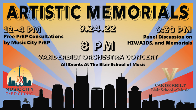 Artistic Memorials concert, panel