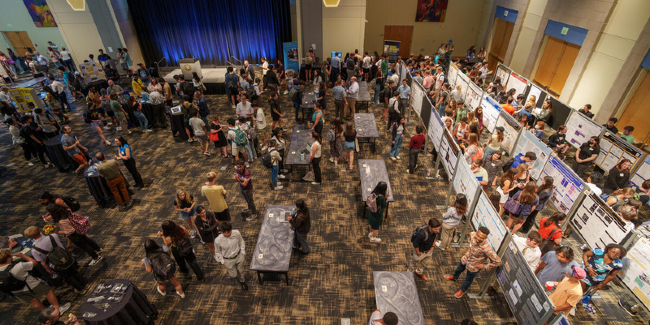 More than 700 guests attended the fall 2022 Undergraduate Research Fair, where some 160 students showcased their work.