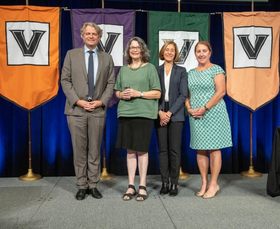 L-r: Daniel Diermeier, Senta Victoria Greene, Cybele Raver, Rebecca Swan