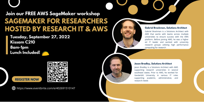 Amazon Web Services SageMaker workshop for researchers