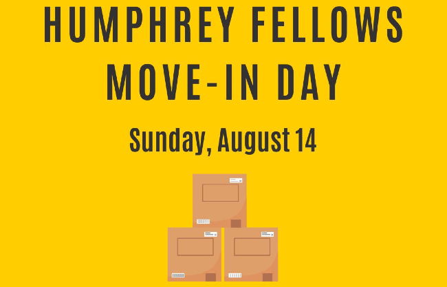 Humphrey Fellows Move-In Day 2022 banner image