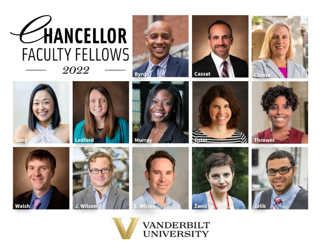 2022 Chancellor Faculty Fellows