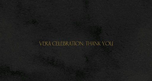 VERA Celebration: Thank you