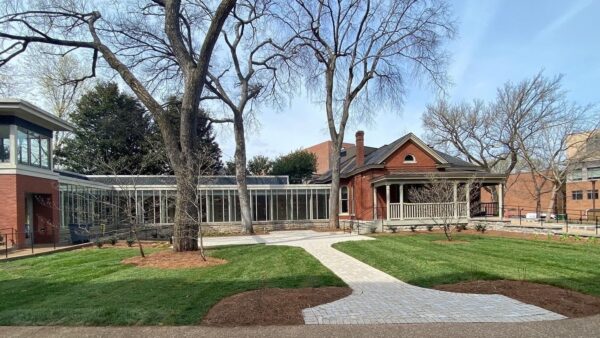 Black Cultural Center transformed courtyard