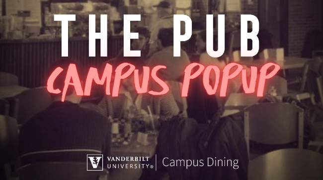 The Pub campus popup