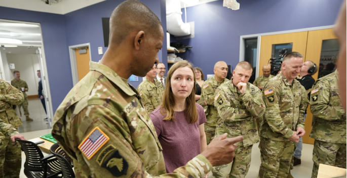 Army Future Commands: Agreement Signing and Tour at Engineering Science Building (Vanderbilt University)