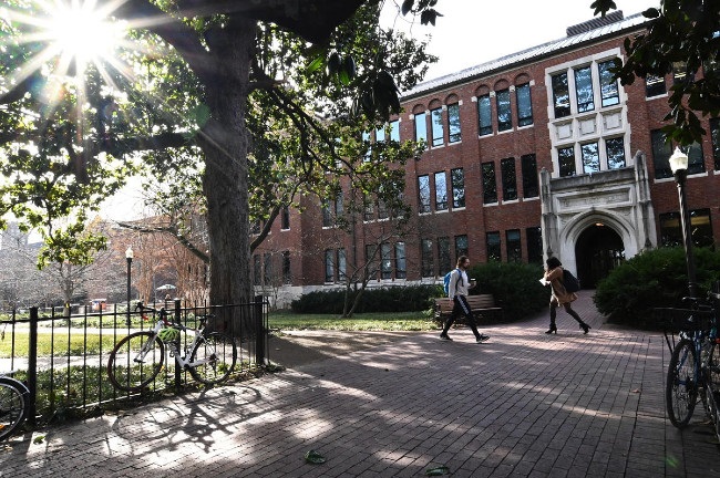 daytime photo of exterior of Buttrick Hall, location of Arts and Science Dean's Officeof