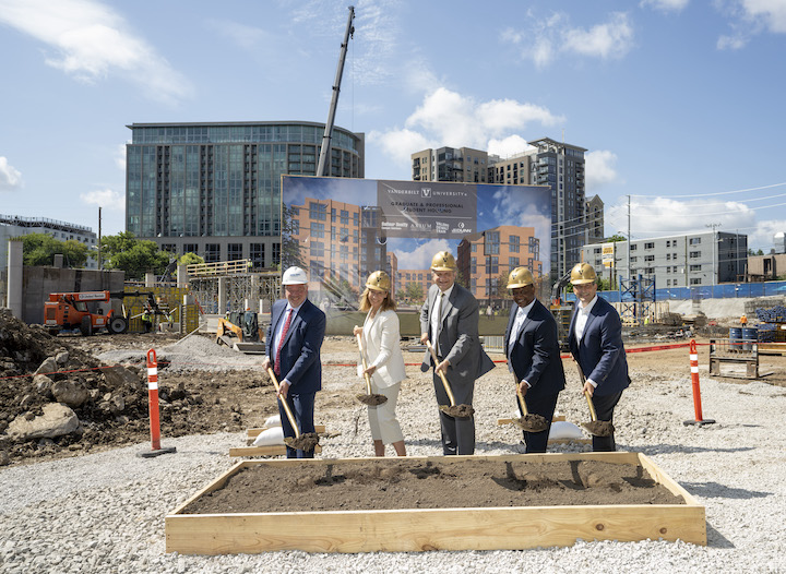 Ground breaking for the Graduate and Professional Student Building