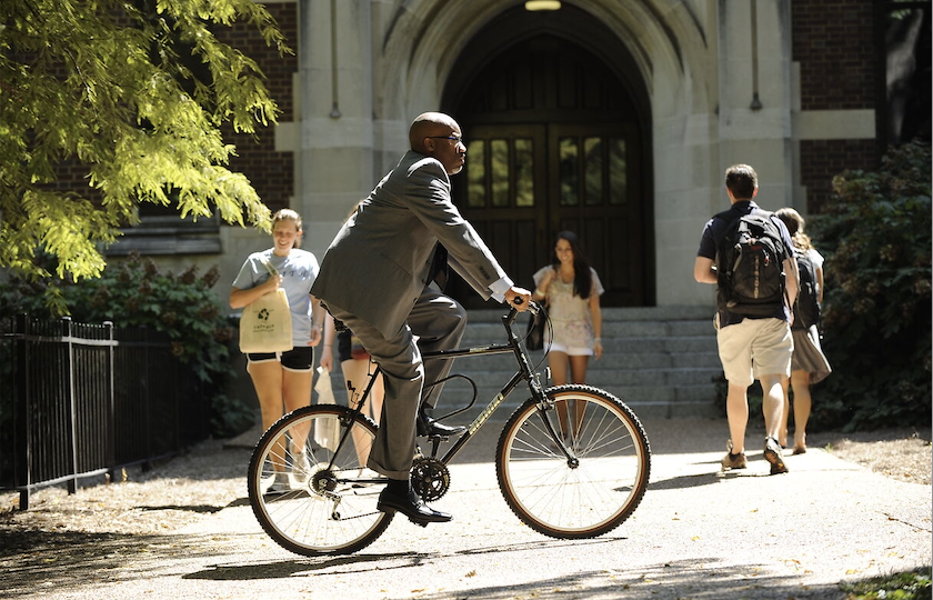 Bicycle and biking on campus