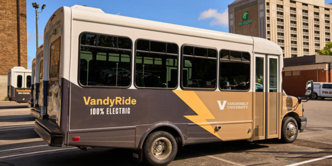 New map app for all-electric VandyRide shuttles, other important updates to the service