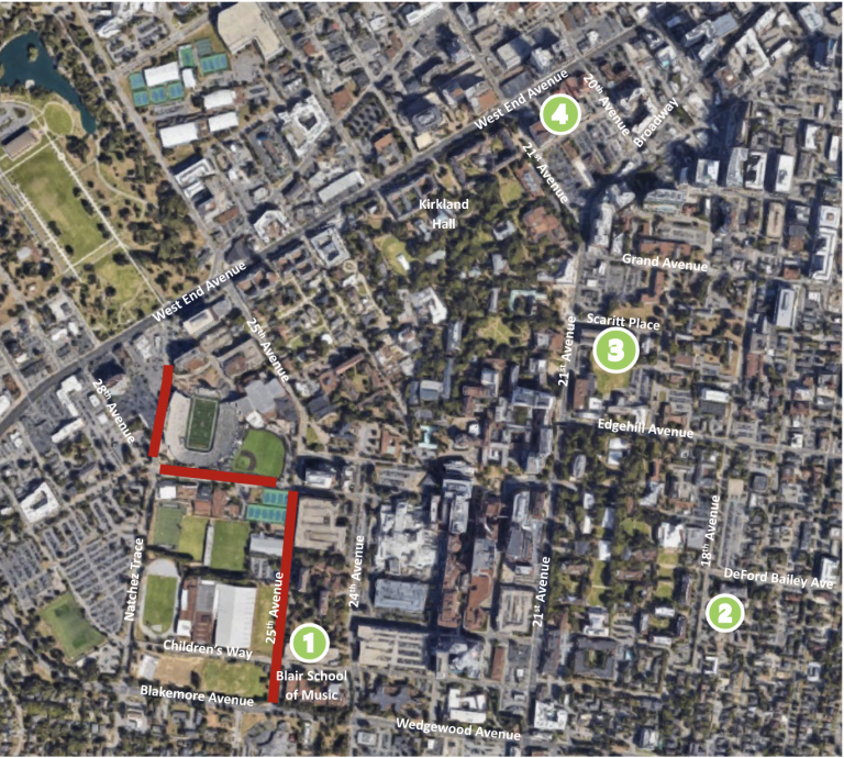 Alternative parking lots, garages to mitigate traffic near 25th Avenue