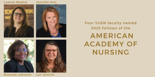 Four School of Nursing faculty named American Academy of Nursing fellows