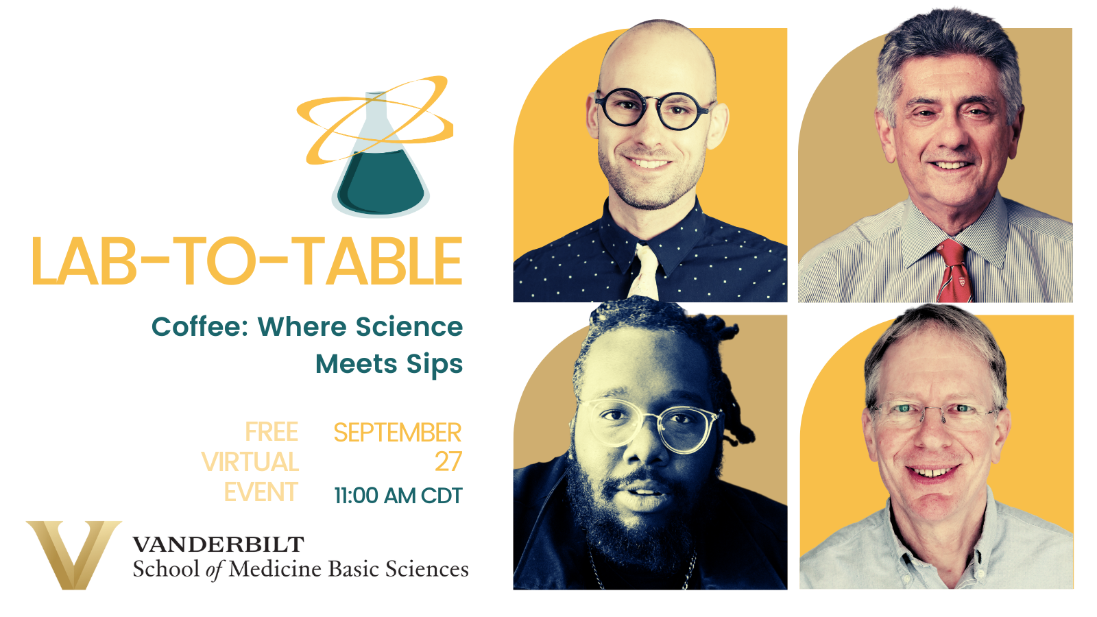 Lab-to-Table Conversation: ‘Coffee: Where Science Meets Sips’ on Sept. 27