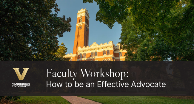 Faculty Advocacy Workshop