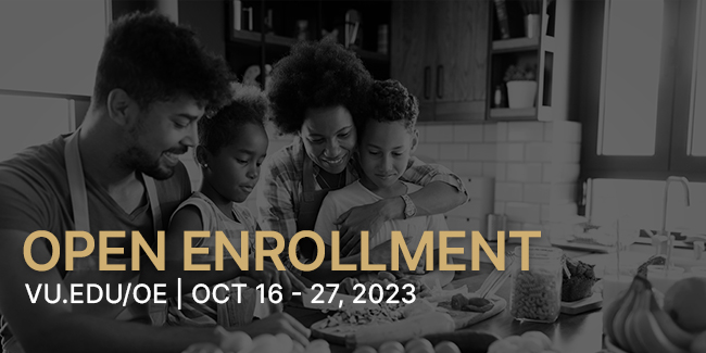 Prepare for Open Enrollment! Get your VUnetID and password ready