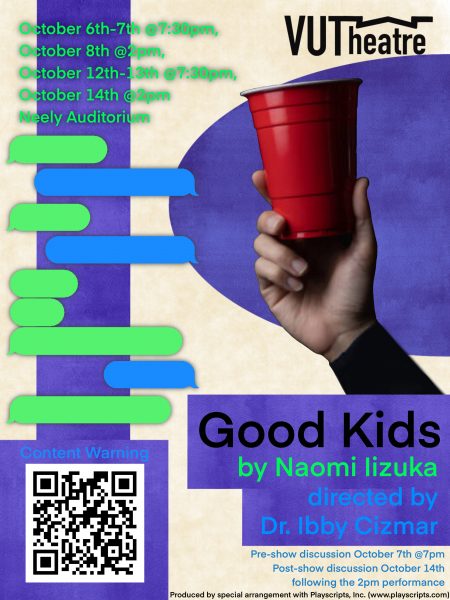 Poster for VUT's production of 'Good Kids'