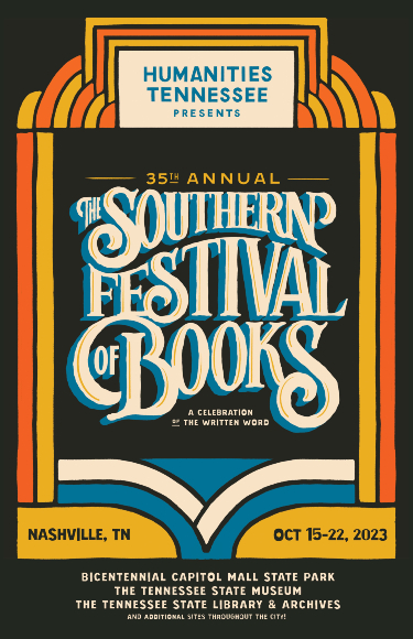2023 Southern Festival of Books poster