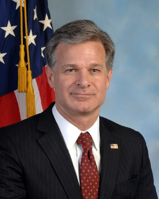 FBI Director Christopher Wray (photo courtesy of FBI.gov)