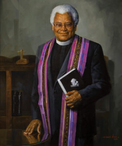 Portrait of the Reverend James Lawson by Simmie Knox