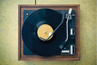 Photo of record player