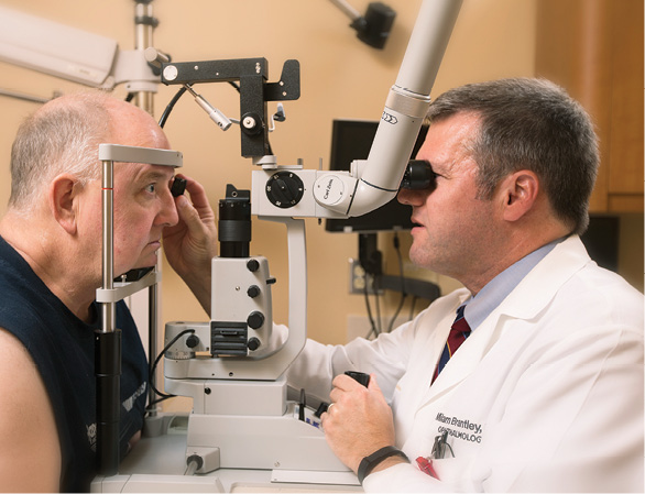 Photo of eye examination